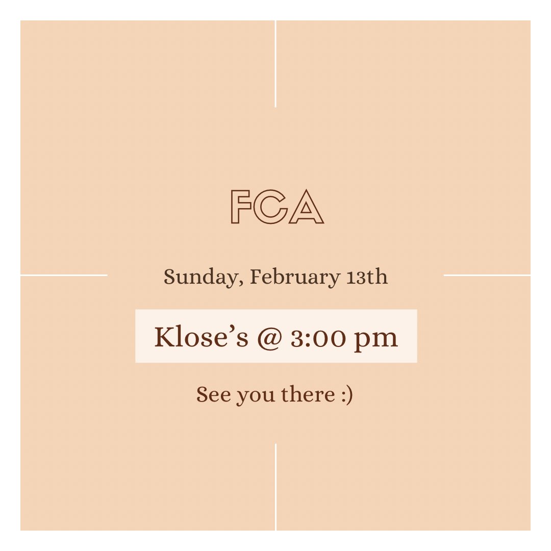KindredFCA's tweet photo. Due to Super Bowl, we are adjusting our huddle. There will be no meal served. See you at 3pm on Sunday💙 https://t.co/h0Uam6hW2w