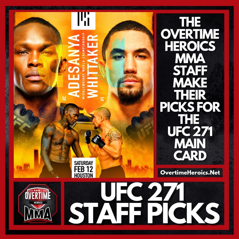 OTHeroicsMMA's tweet photo. Our staff pick Saturday's main card. Do you see any that you'd roll with? Let us know!

https://t.co/jK3qGG13M4 https://t.co/bzBLQ0XwmH