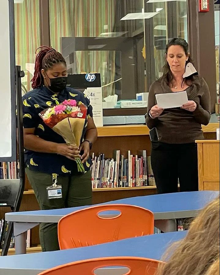 I am honored to be Teacher of the Year ⭐️ Thank you to everyone who has supported me throughout the year, through all the hard work! This is only my third year of teaching, and I am so thankful to be able to have an impact on the lives of my students!🍎
#TeamSplading #TOTY 🧡💙🐯