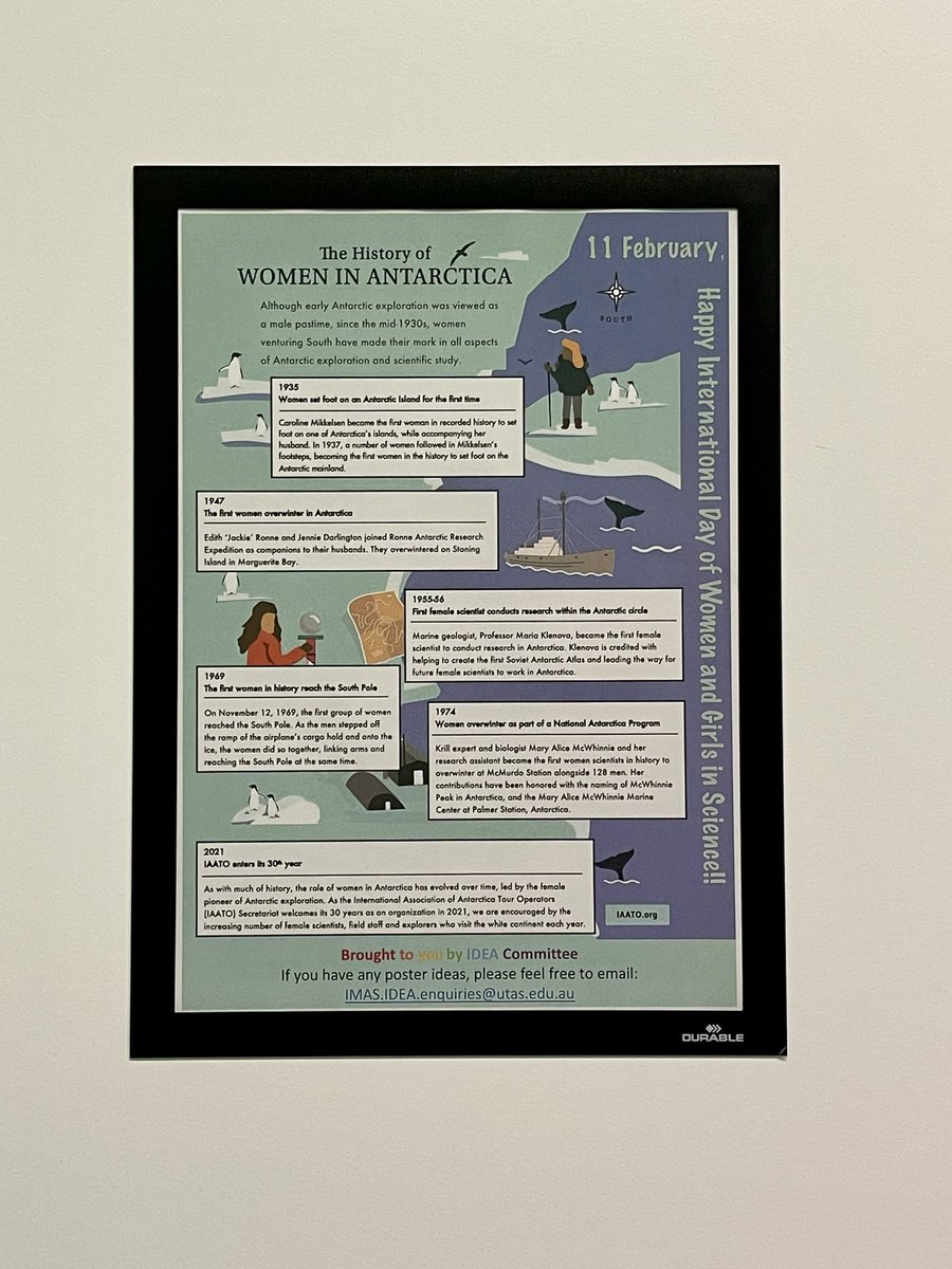 zmaggie8's tweet photo. Happy International Day of Women and Girls in #Science! Check out this NICE #IMASIDEA poster (made by me😎), which you can find around IMAS! 😉😉😉
#InternationalDayofWomenandGirlsinScience #GirlsinScience #WomeninSTEM #DayofGirlsinScience #WomenLead https://t.co/WawW5kYGv3