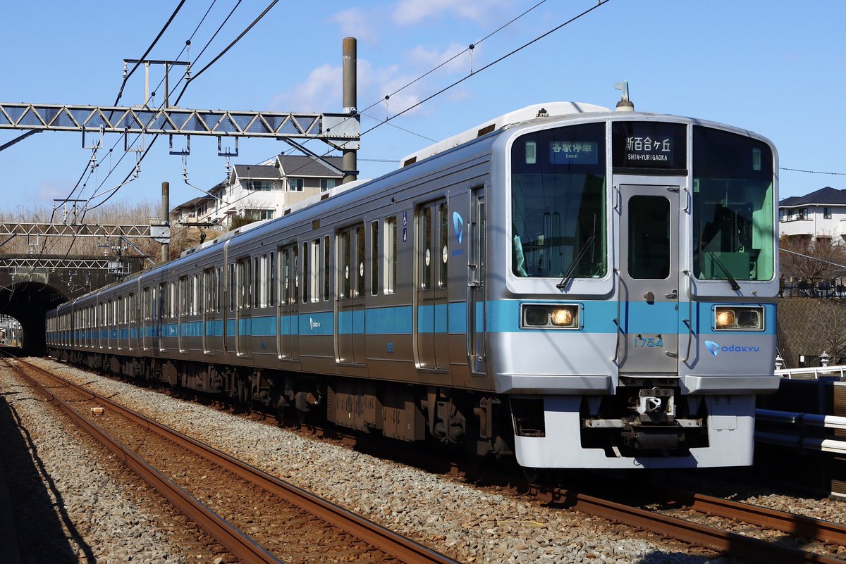 odapedia's tweet photo. 1754Fが多摩線に来ているらしいので、次いつになるのか、そもそも最後の可能性すらあるかもと思い撮ってきました。

沢山撮影者がいるので、それを避けるのが大変でした💦 https://t.co/oKEgMA4SwC