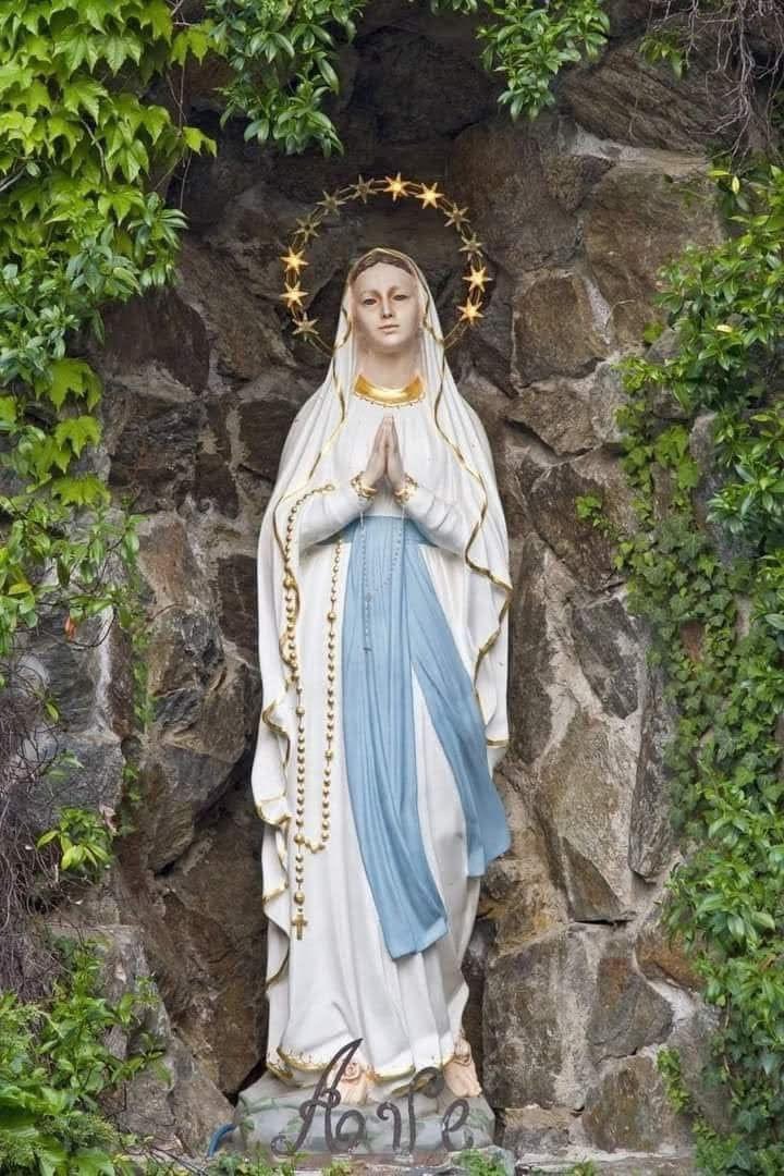 FrUgochukwu's tweet photo. Today Feb. 11, the Church celebrates the feast of Our Lady of Lourdes. This feast recalls the apparition of the Blessed Virgin Mary to a young lady, Bernadette Soubirous. It took place in 1858 in Massabielle near Lourdes in Southern France.

Our Lady of Lourdes, pray for us🙏🏽 https://t.co/XSn7dNdUKJ