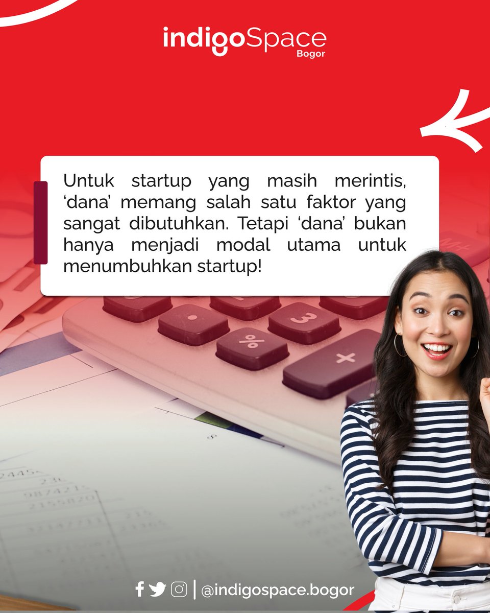 iSpaceBogor's tweet photo. Dana bukan satu-satunya faktor yang menentukan keberhasilan suatu startup. Banyak faktor lain yang dapat mempengaruhi startup untuk sukses, seperti bisnis model. https://t.co/iVEIoCJIme