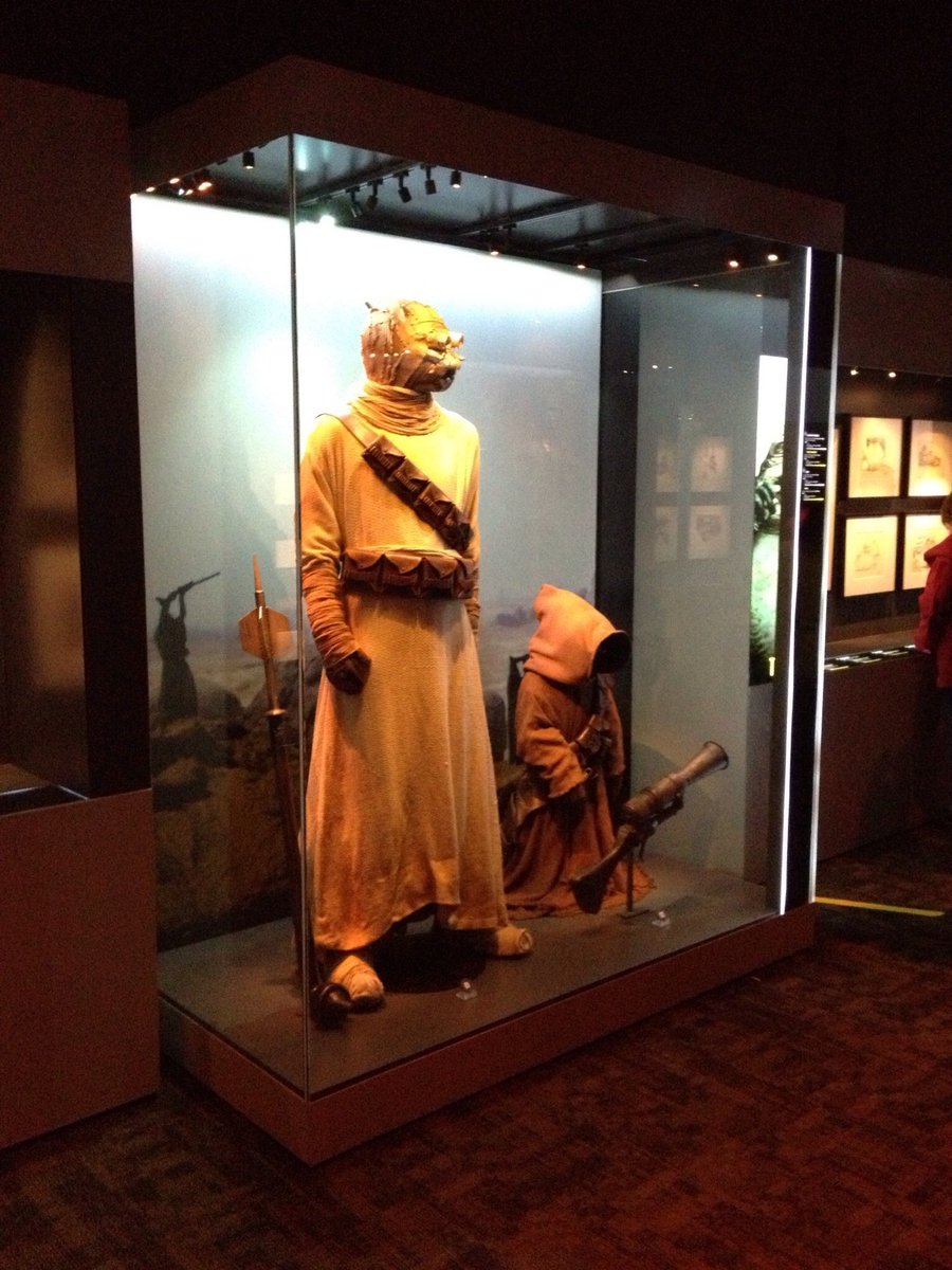 Darthjayder73's tweet photo. @starwars #identities had an an desert world exhibit, so on #tatooinethursday I’m posting these pics to celebrate my favourite dust ball and the best scavenger in the business @hotjawa https://t.co/NnFlkTDCSb