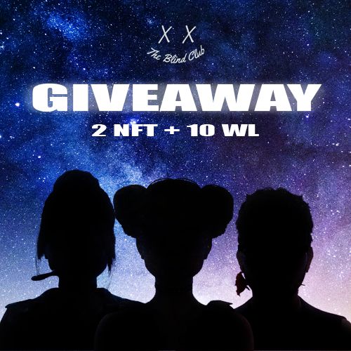 littlebadcrypto's tweet photo. The Blind Club😎

GIVEAWAY 2 #NFTs + 10 WL spots✨

To enter, 
1. Follow @TheBlindClubNft 
2. Like, RT, TAG 3
3. Join https://t.co/pWbwknmw7N

Discord open, Limited Time Only! https://t.co/WvO3BtpUxu