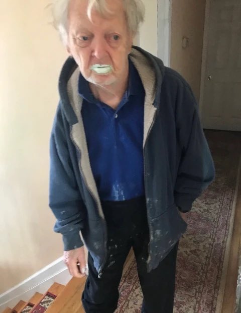 Me after I fuck up a plate of Alfredo from my local Olive Garden
(Yes I’m bringing the paint lip grandpa meme back. It’s the last time I felt something)