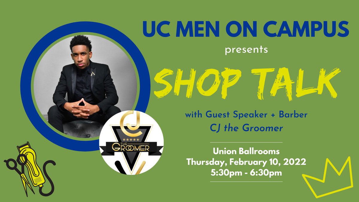 ucmoc_du's tweet photo. A huge THANK YOU to the faculty/staff and all the young men that attended our first “Shop Talk” with guest speaker/barber CJ the Groomer. It was a big success, and we look forward to the next one! #UCMen #UCMOC #MyDU #ShopTalk https://t.co/oA89Dw7i1E
