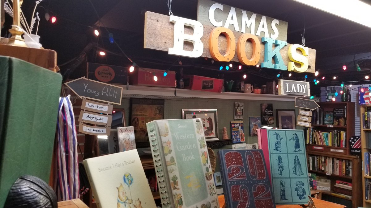 CamasBookStore's tweet image. Great selection of vintage and antique books. Giving new life to old books in the PNW.  #camaswa #pdx #vintage #VanWa #books #bookstore #classics #camasbookstore #camasantiques #gardening #YA #military #government #ChildrensBooks #poetry #christian #bibliophile #MYSTERY #reading