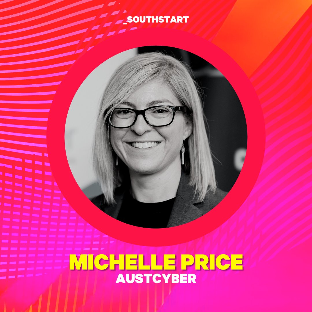 Joining us at #SOUTHSTART22 is <a href="/Mich11775/">Michelle P</a>, CEO of <a href="/AustCyber/">AustCyber</a>! 📣

She's a champion of Australia’s cyber security sector enabling all Australian organisations to grow and take advantage of the cyber world!🌎

Catch her at Future Shock powered by <a href="/RAAofSA/">RAA</a> >> bit.ly/3AAvxiY