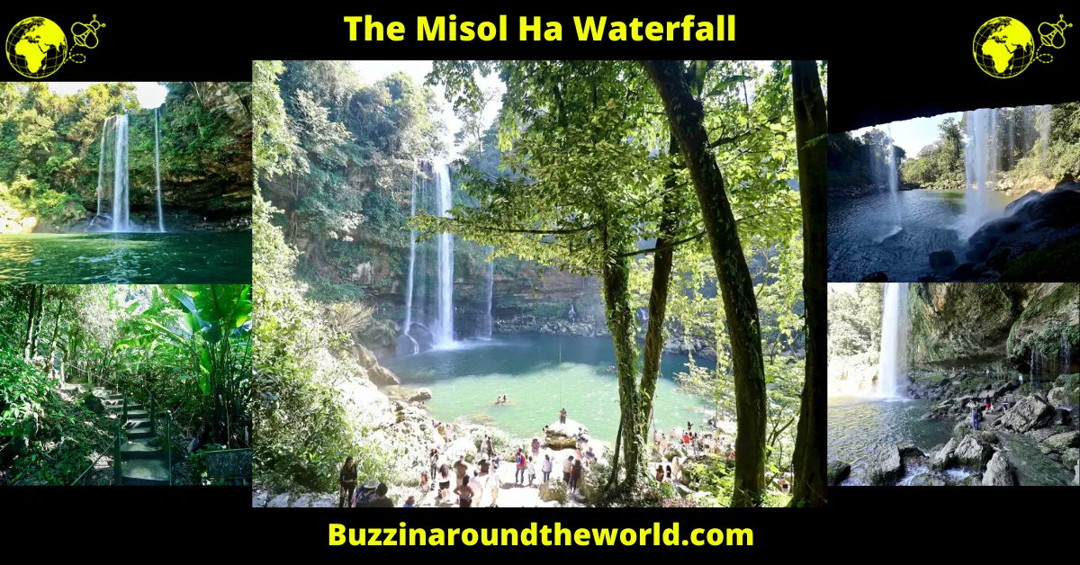 BuzzTravelBlog's tweet photo. What is the best way to cool down after exploring the Mayan Ruins of Palenque? Take a visit to the Misol Ha Waterfall and swim in the pool near the waterfall's curtain. I did this as part of a packaged tour with @JunglaXP and @Ramonrodd. #misolha #chiapas
https://t.co/ctQLZeSKX4 https://t.co/7vpsgBfwOY