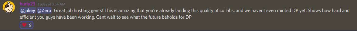 DegenPasss's tweet photo. Some kind words from our community. Discord invite giveaway at 3k🔥RT if you cant wait to get in https://t.co/YAo2mrkn4g