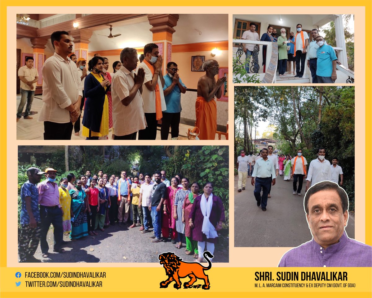 SudinDhavalikar's tweet photo. Door to Door Campaigning at Talulem and Kharwada in Bandora Panchayat.
#Roar4MGP #MGParty #Election2022 #MGPGoa #MGP4Madkai https://t.co/ODVQ0ensoi