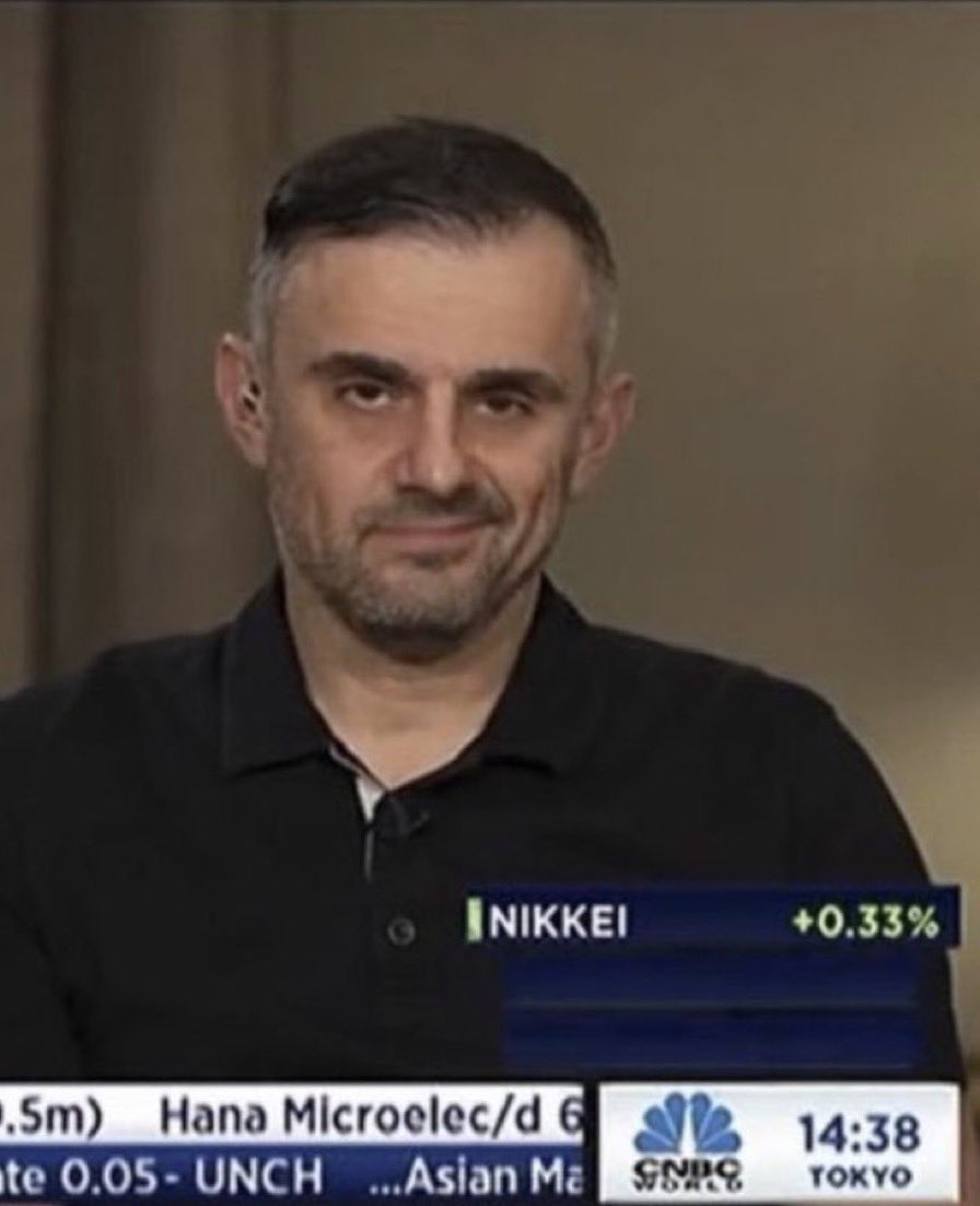 Me being told by some collectors and investors that photography doesn’t have its place within the NFT space and now here we are 
<a href="/garyvee/">Gary Vaynerchuk</a>