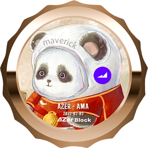 Amazing chat with @AZerBlock! Read the AMA recap here in CN &amp; EN: bit.ly/3GIV7nx 

Also, we will #Giveaway 15 Maverick x Azer POAP #NFT to celebrate our latest Discord international channels! 

To join:
♻️RT &amp; join Discord bit.ly/3r8XxHt 
🎁15 winners in 7 Days