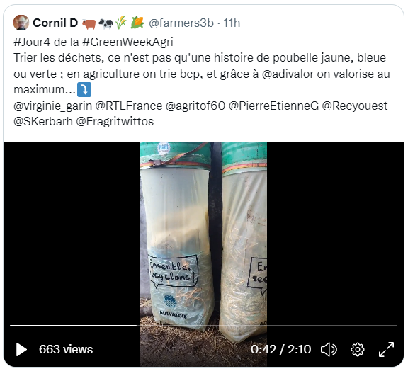 PierreEtienneG's tweet image. (voix de JAMY) Mais dis moi Sébastien, tu veux dire dans ta vidéo que "Recycler c'est ta nature", comme le nom de l'exposition géante des 20 ans @adivalor au #SIA2022 ❓

Sébastien (voix de J-M Larqué) : Tout à fait JAMY, tout à fait ! STAND 6⃣ Hall 4⃣

#OneTwoTri #VivaLesAgri 👩‍🌾