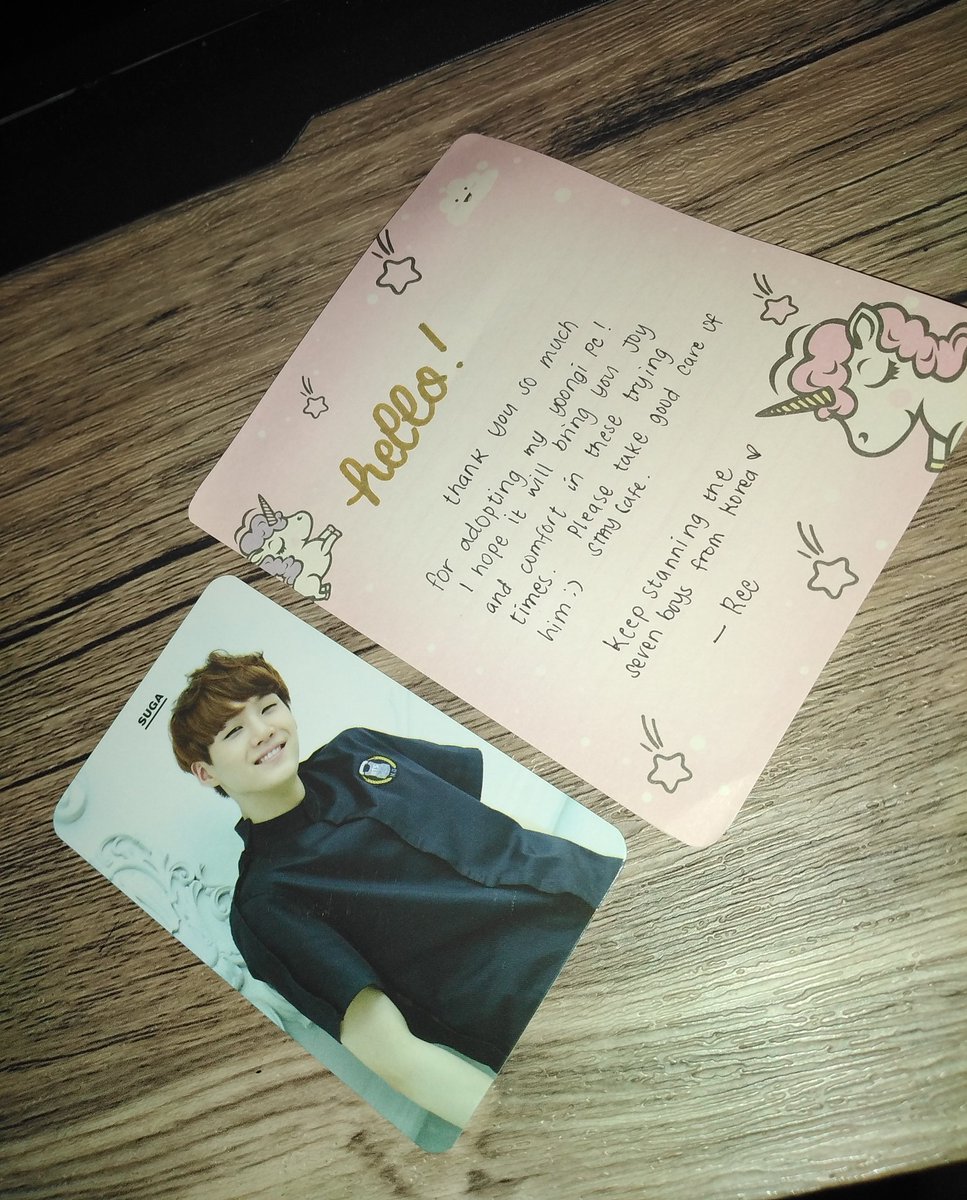 beomincart_'s tweet photo. π yoongi orul82 pc | #reesellsproofs
Hi @hobibikart! Thankyou so much for letting me adopt yoongi! He arrived safely to me <3 The freebies are also vv pretty and the note is one of the cutest note I've ever received! Looking forward to our next transaction! https://t.co/oAaXOZqyJr