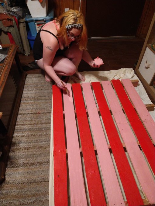 My Kissing Booth in the making! #ValentinesDay #ValentinesDay2022 #painting #KissingBooth #kissing #redpaint<a href="/tag/valentinesday"class="tags">#ValentinesDay</a><a href="/tag/photoshoot"class="tags"><span>#photoshoot</span></a><a href="/tag/pink"class="tags"><span>#pink</span></a><a href="/tag/painting"class="tags"><span>#painting</span></a><a href="/tag/red"class="tags"><span>#red</span></a><a href="/tag/kissing"class="tags"><span>#kissing</span></a><a href="/tag/kissingbooth"class="tags"><span>#kissingbooth</span></a>