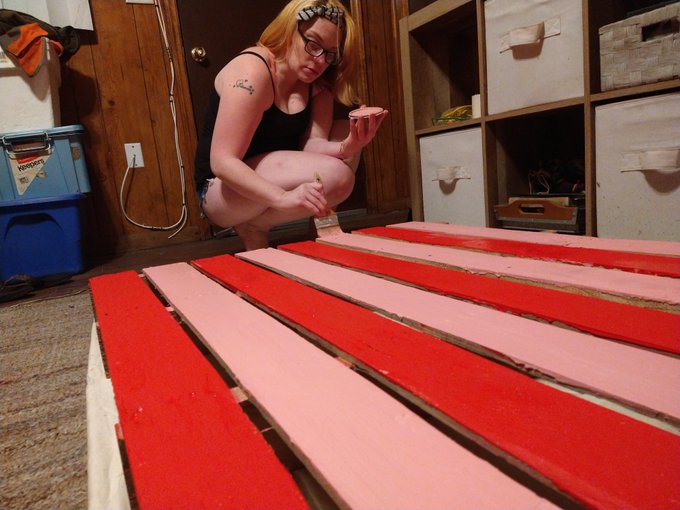 My Kissing Booth in the making! #ValentinesDay #ValentinesDay2022 #painting #KissingBooth #kissing #redpaint<a href="/tag/valentinesday"class="tags">#ValentinesDay</a><a href="/tag/photoshoot"class="tags"><span>#photoshoot</span></a><a href="/tag/pink"class="tags"><span>#pink</span></a><a href="/tag/painting"class="tags"><span>#painting</span></a><a href="/tag/red"class="tags"><span>#red</span></a><a href="/tag/kissing"class="tags"><span>#kissing</span></a><a href="/tag/kissingbooth"class="tags"><span>#kissingbooth</span></a>