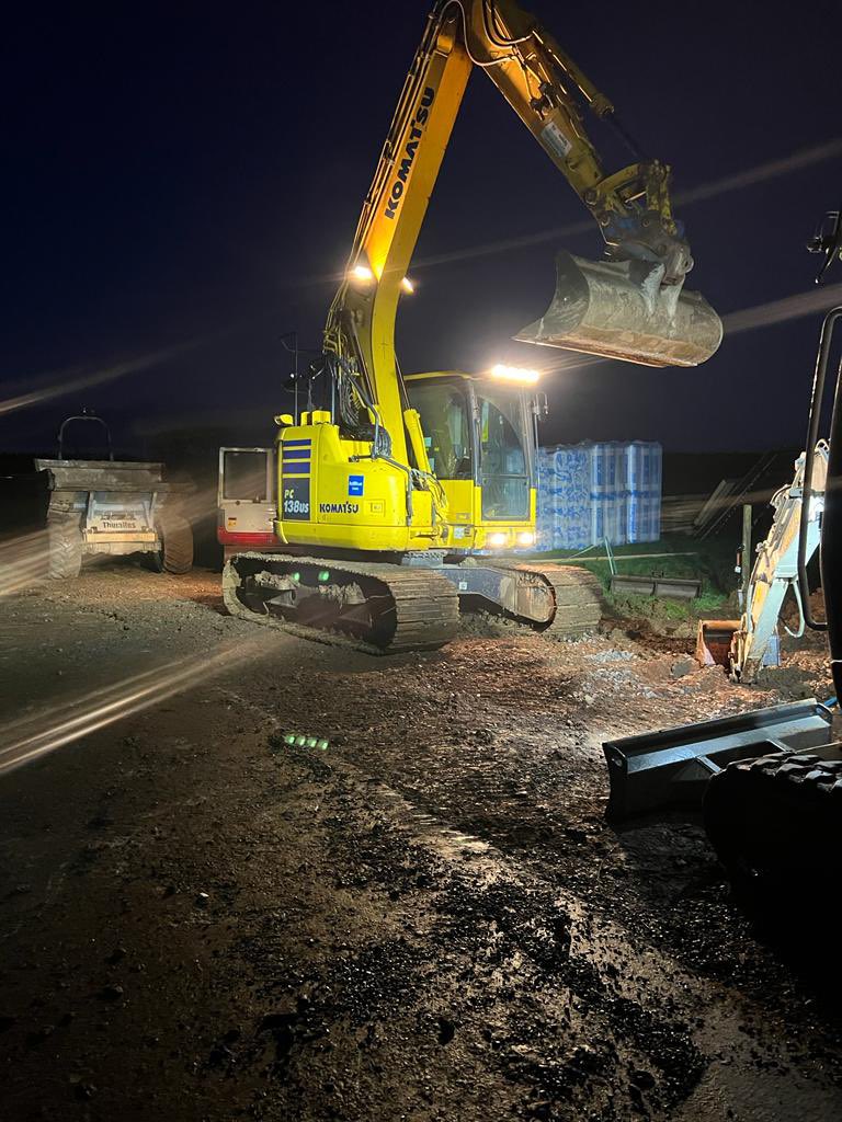 Early start down in Devon <a href="/Knightsconcrete/">Knights Construction Group</a>