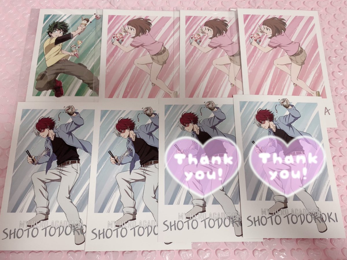 1111_pyon_'s tweet photo. 呪術廻戦 ヒロアカ ハイキュー ポストカード アニメイトフェア  特典 交換 

譲 画像
求 固ツイ>>三輪関連>狗巻 乙骨関連

大変難しいとは思いますがお気軽にご連絡お願い致します(˘•̥-•̥˘) https://t.co/AMBPmUPgrr