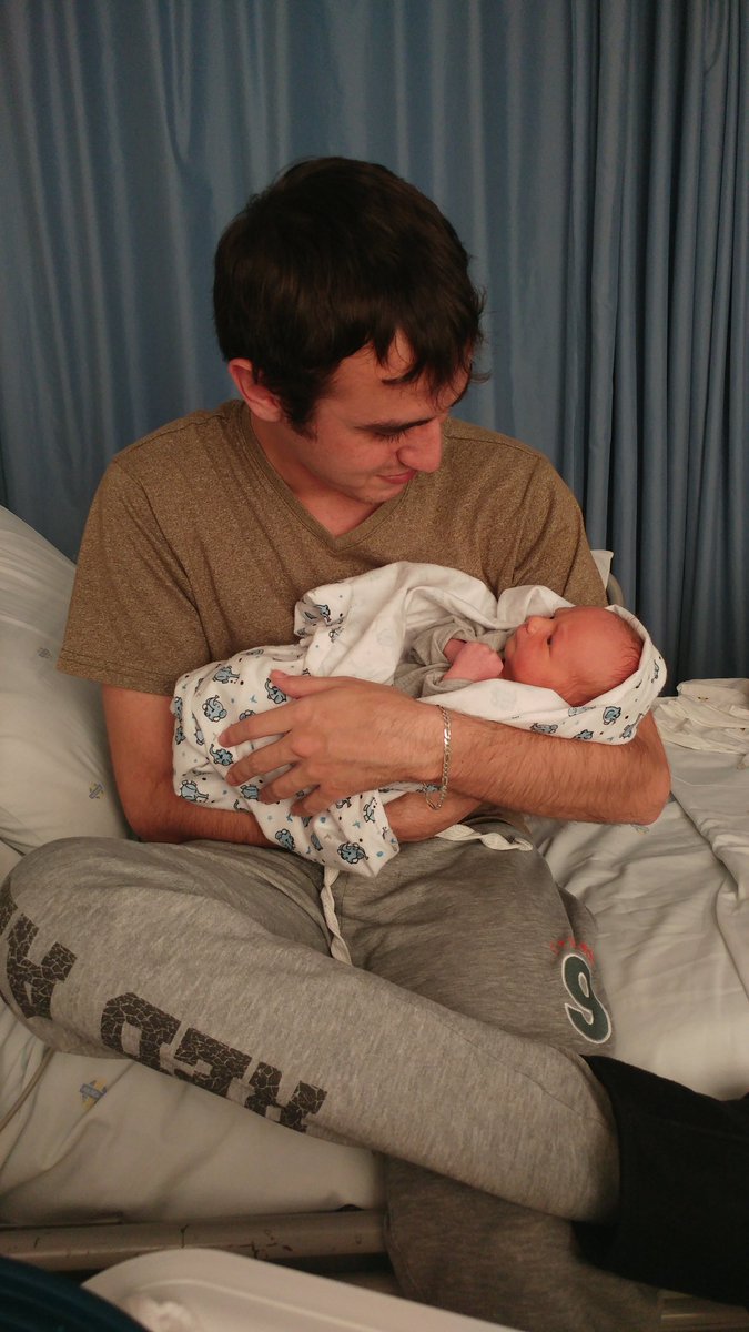 XzaWolf's tweet photo. This is my boyfriend (Gamer) holding his first son. I thought I knew what love was when I met him, but this moment showed theres so much more to experience. I'm designing a tattoo of this day, the day his forever gaming buddy spawned♡♡ #telluswithouttelling #ROG #ASUS_ZA https://t.co/FSjWma5dSo