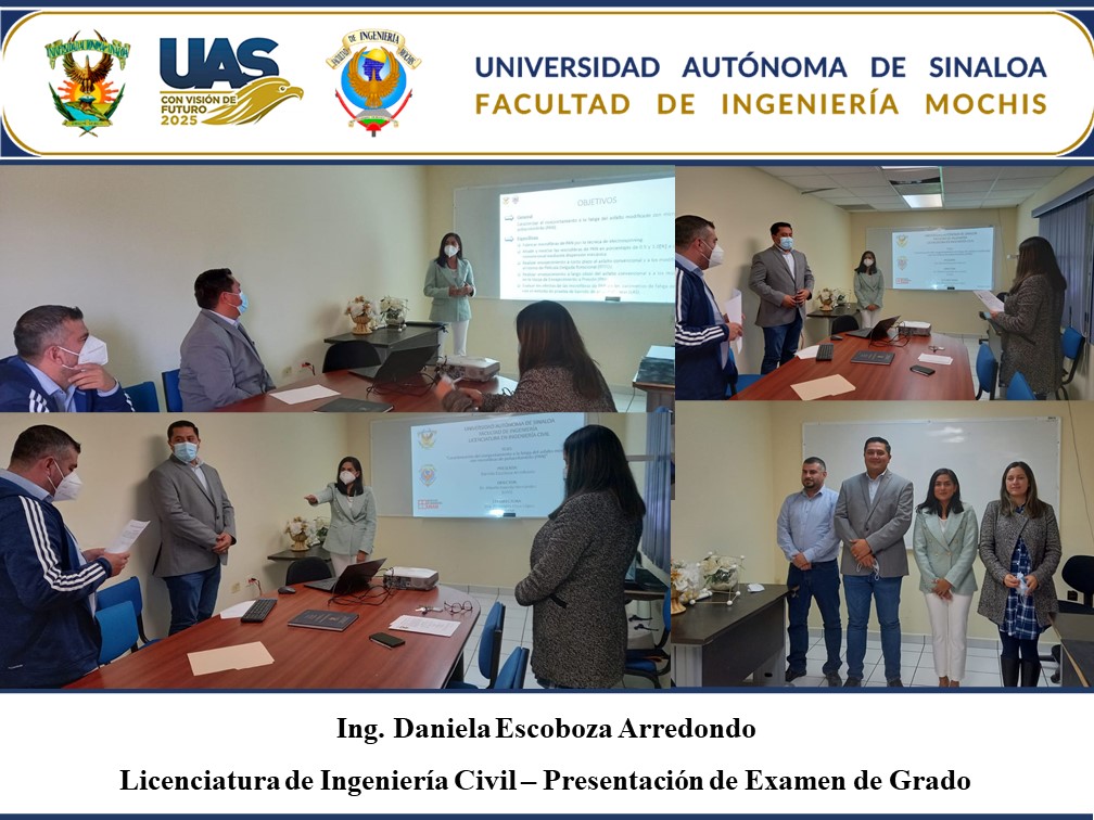 UASfim's tweet photo. Presentación de Examen de Grado de la Licenciatura de Ingeniería Civil
#EducaciónDeCalidad #FIMUAS #ConVisiónDeFuturo2025 https://t.co/x2IyP6tKeK