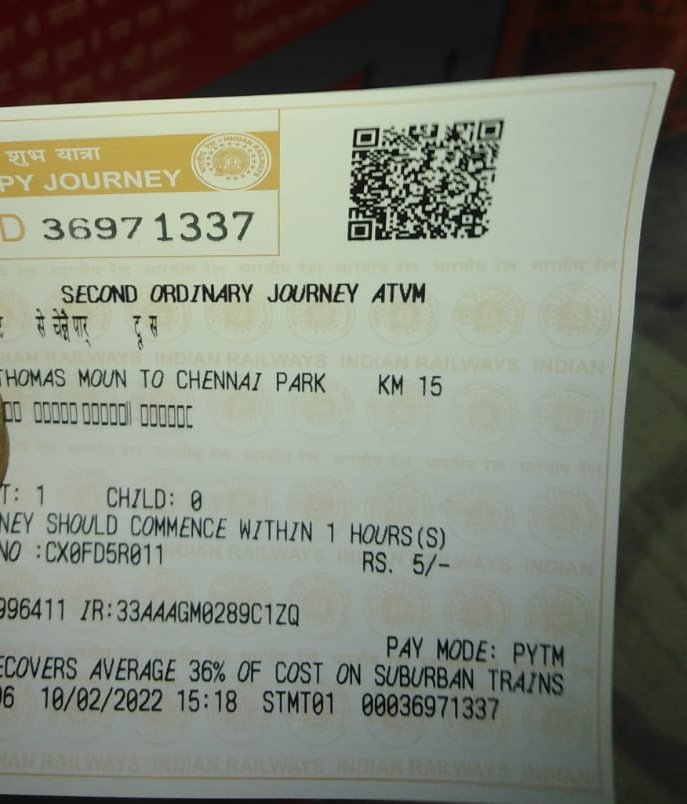 RailMinIndia's tweet photo. Ease of Ticket Booking!

New feature added in ATVMs; passengers can now use any UPI enabled app for payment of
- Journey Ticket
- Platform Ticket
- Renewal of seasonal ticket
- Recharge of smart card
Discount of 0.5% on renewal of suburban season tickets using UPI QR Code https://t.co/UVTP8K4pcQ