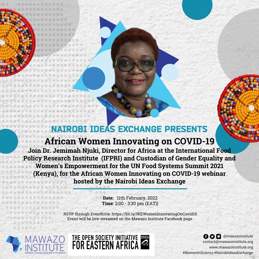 Joining my dear friends <a href="/MawazoInstitute/">Mawazo Institute</a> to talk #womenandgirlsinscience. Join us <a href="/IFPRI_Africa/">IFPRI_Africa</a>