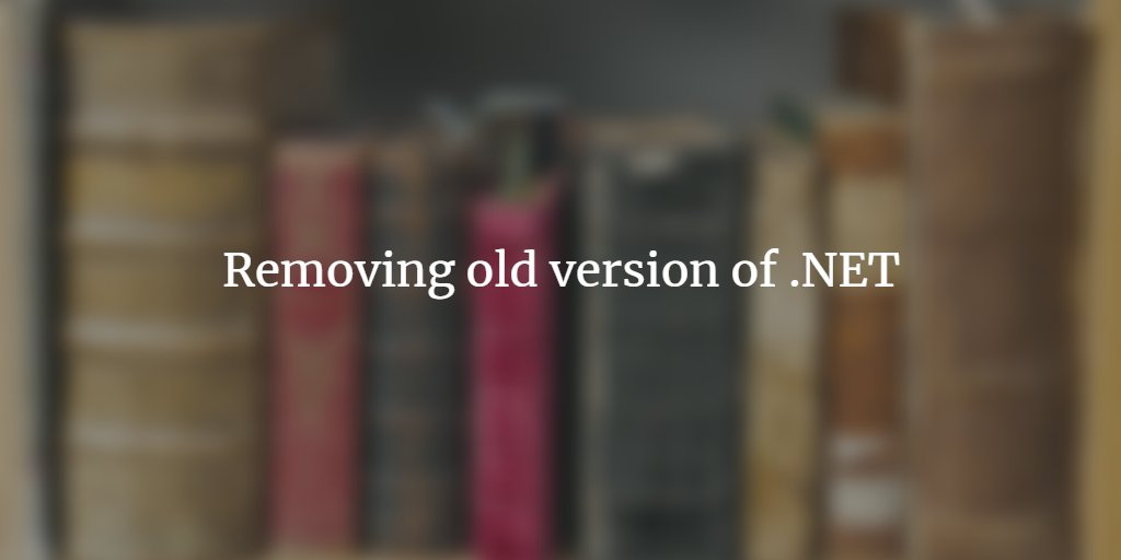 kasuken's tweet image. BLOGGED: Removing old version of .NET

dev.to/kasuken/removi…

#dotnet #dotnetcli #cli