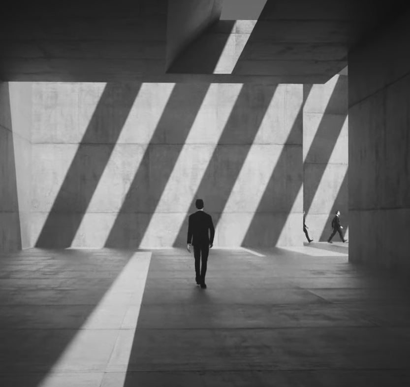 RollingStone's tweet photo. Watch Tears for Fears’ new music video for “Break the Man,” which follows identical, black suit-sporting men as they go about their lives mindlessly walking through a labyrinth https://t.co/SpAwDPo13C https://t.co/avHb7tG3qe