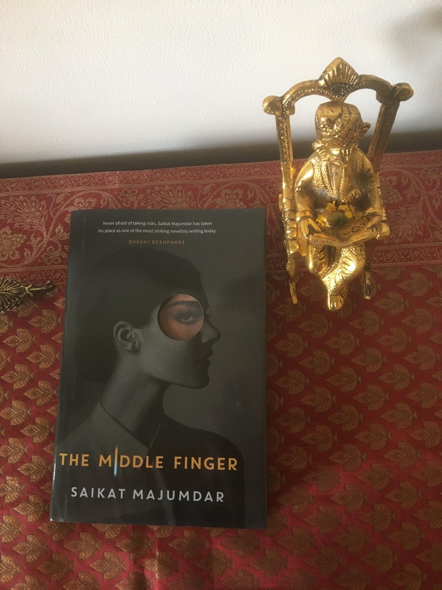 KiranManral's tweet photo. Thank you for the copy of #TheMiddleFinger @_saikatmajumdar
So looking forward to reading your wonderful writing again. The Scent of God still haunts me. https://t.co/eO2OUn0TOX