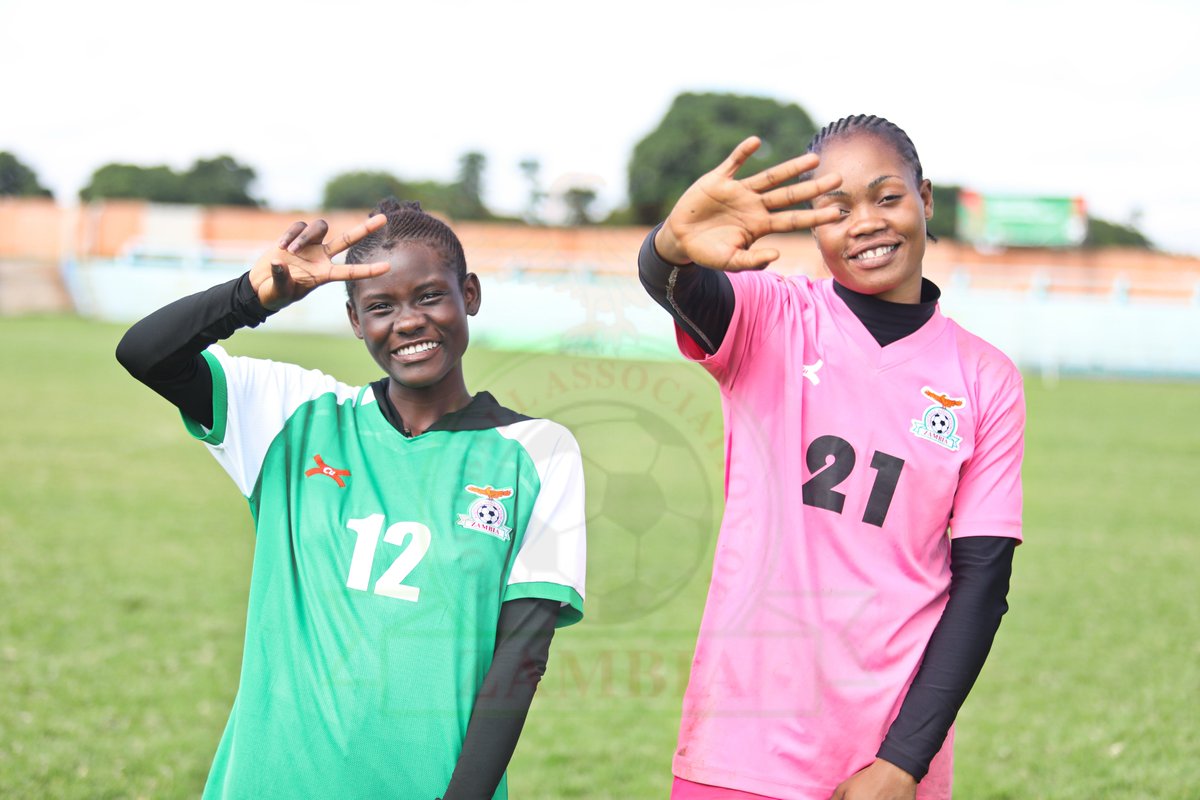 FAZFootball's tweet photo. Happy Friyay! Evarine Susan Katongo x Catherine Musonda.
Matchday -1 #ZAMSA Friendly https://t.co/kBTdIcLAmI