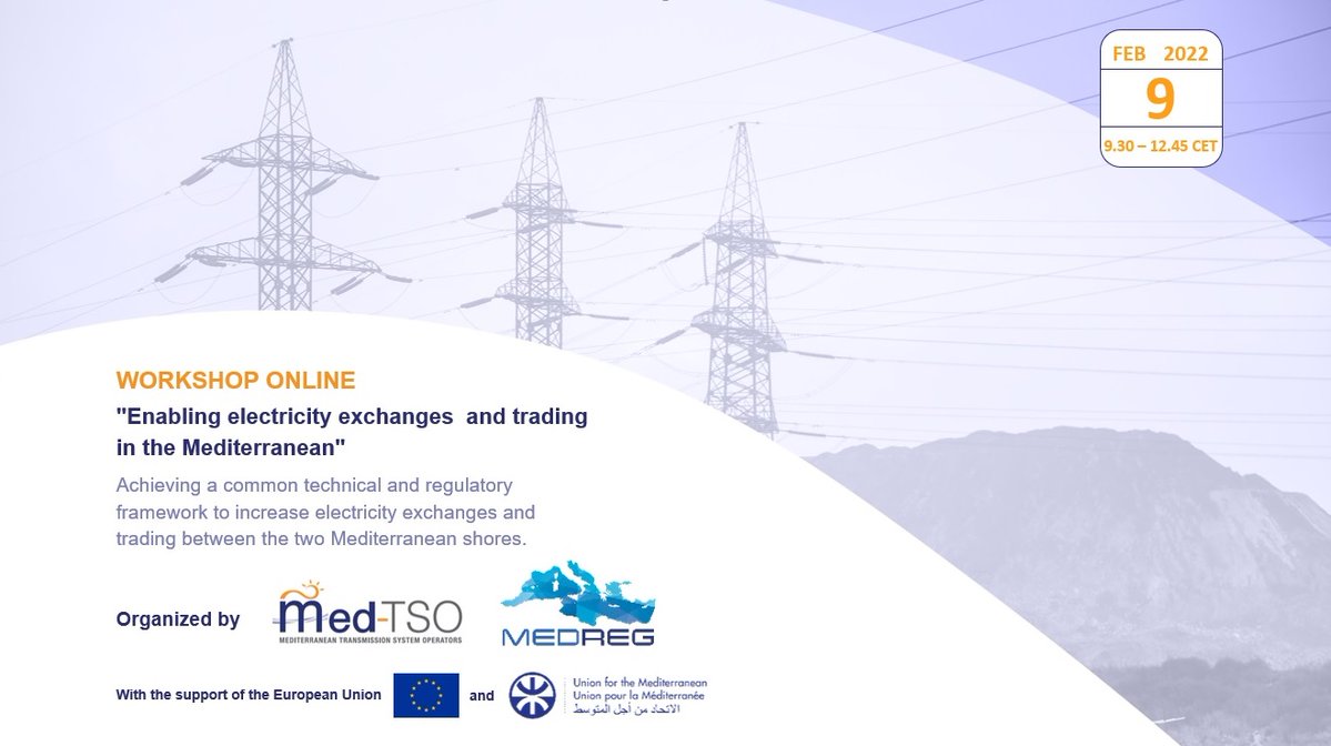 RedElectricaREE's tweet image. Seguimos trabajando junto a @med_tso y @Medreg_energy para avanzar hacia un mercado eléctrico #mediterráneo. Para ello, las #interconexiones con nuestros países vecinos son esenciales para reforzar la garantía de suministro e impulsar la integración segura de #renovables.