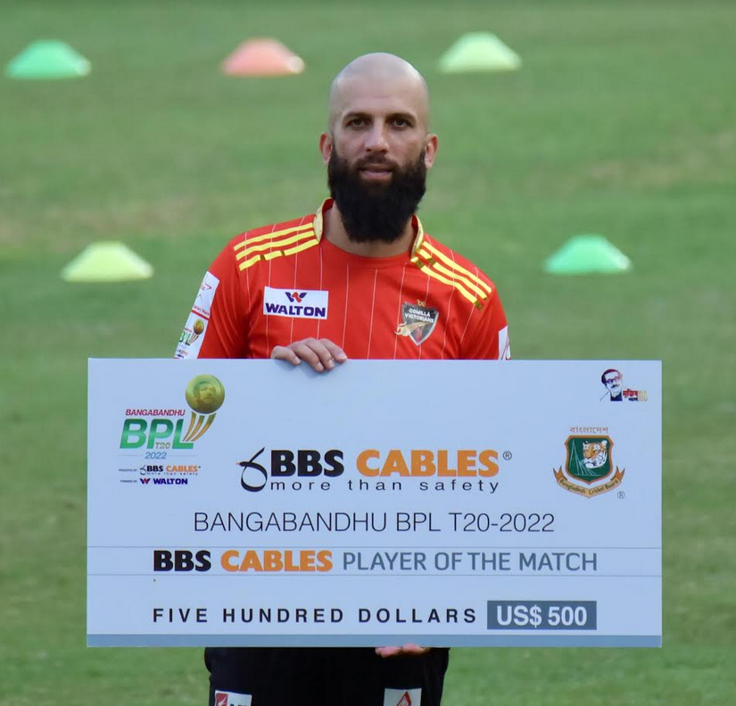 BDCricTime's tweet photo. π Moeen Ali is the Player of the Match π
Scorecard- https://t.co/s7dD676enN
#KTvCV #BBPL2022 https://t.co/Pcs6JumCbE