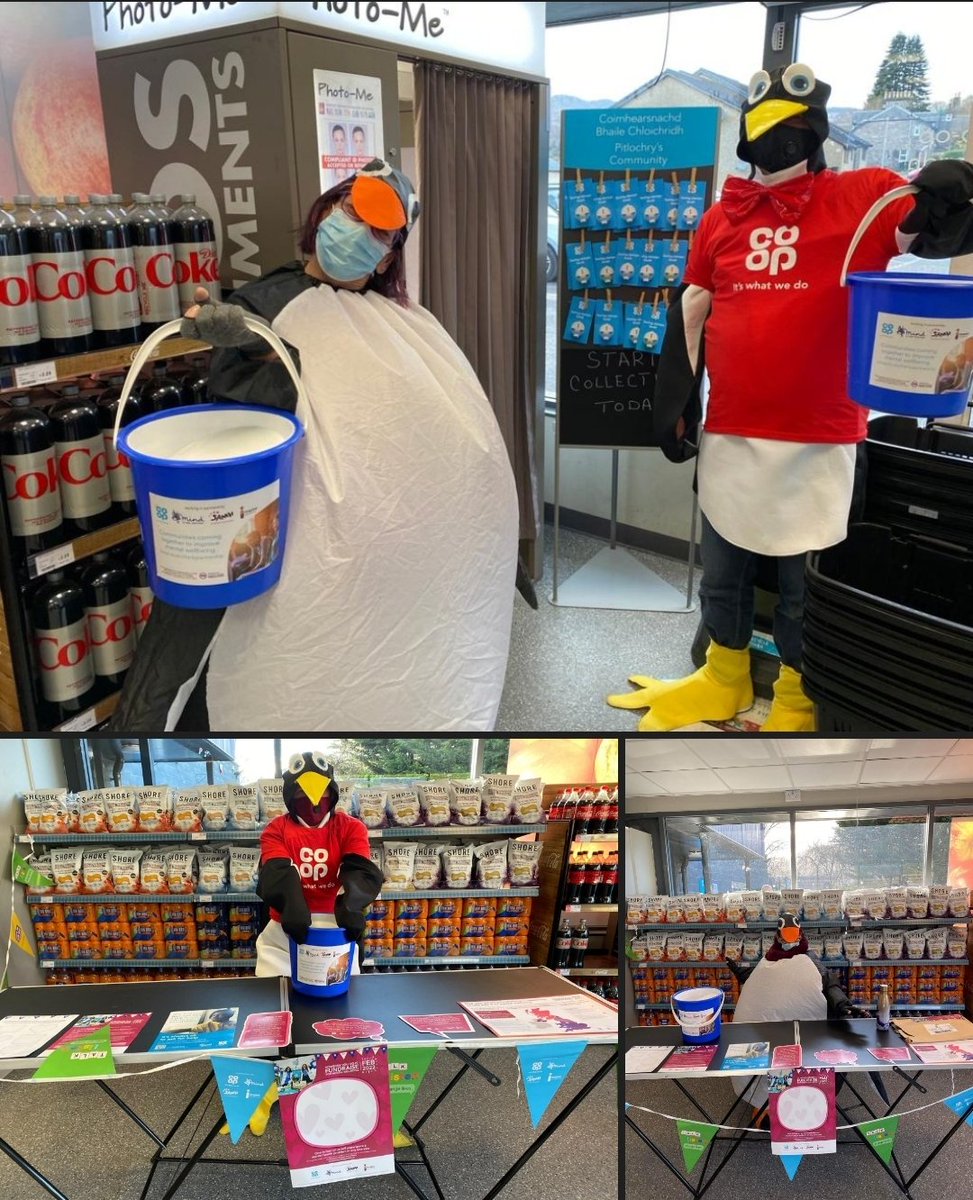 Pitlochry Penguins 🐧🐧 have been hard at work this week raising funds for <a href="/SAMHtweets/">SAMH</a> Thank you to everyone who has donated and good luck in our raffle draw <a href="/maria_dryburgh/">Maria dryburgh</a> #ItsWhatWeDo