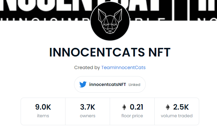 innocentcatsNFT's tweet photo. Hi @opensea I think it's time for BLUE CHECK https://t.co/zFsIXgLmwe