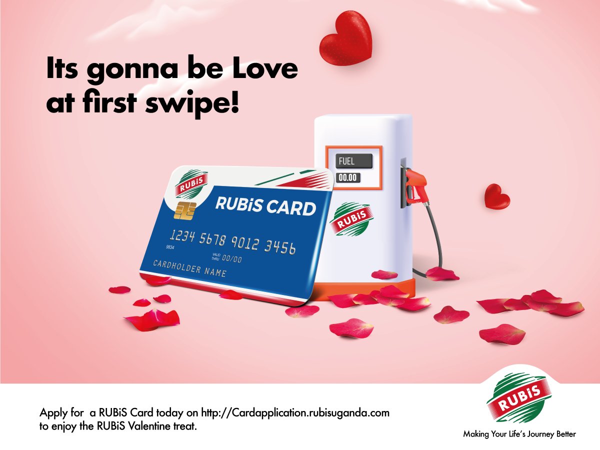 RUBiSEnergyUG1's tweet photo. There is no Valentine's Day surprise better than this one! You don't want to miss it 😊 ⛽.  Visit https://t.co/R1JhC3nbHU to apply for a Rubis fuel card today https://t.co/qx3Aw8AuqE