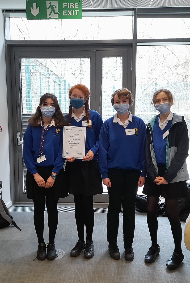 PiggottCS's tweet photo. Well done to Team RiSE for working so hard and performing brilliantly at the Regional Finals of Cyberfirst 2022. @PiggottCESchool https://t.co/JnKwASsaYt