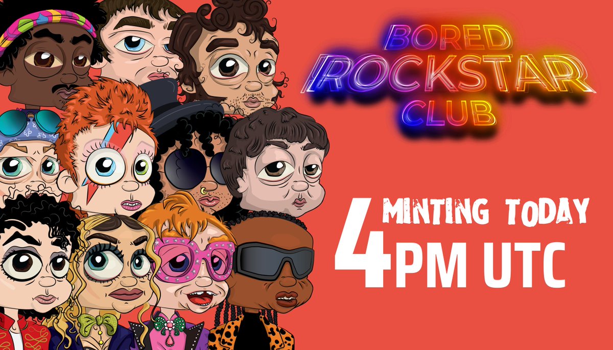 RockstarClubNFT's tweet photo. PRESALE
11 Feb - 3pm UTC
Open for 1 hour
0.7 SOL

PUBLIC SALE
11 Feb - 4 PM UTC
1 SOL

#Solana #SolanaNFT #Minting https://t.co/ZsnYeJ81t1