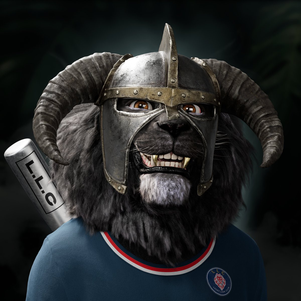 Our Lucky Lion is wearing his <a href="/PSG_inside/">Paris Saint-Germain</a> shirt 😍

Ready for the Champions League soccer game? ⚽️