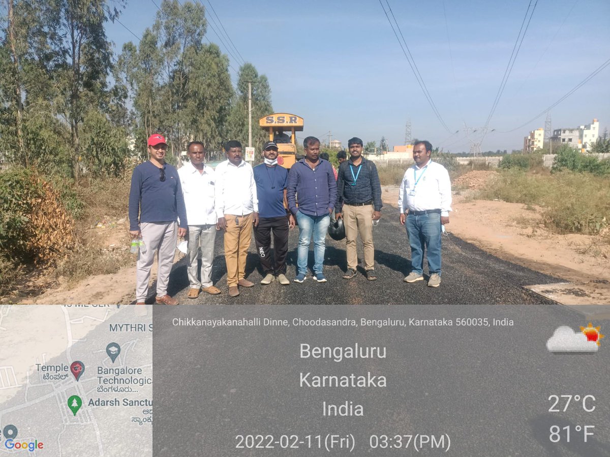arif2299's tweet photo. @ArvindLBJP @munireddybjp @manoharGABJP @JCREDDYPK @Clementcjayakum @MtfRoads Thank you all for your support &amp; cooperation in getting the road which was due from longtime, it was possible because of all collective support. https://t.co/zYcpqRVgz4