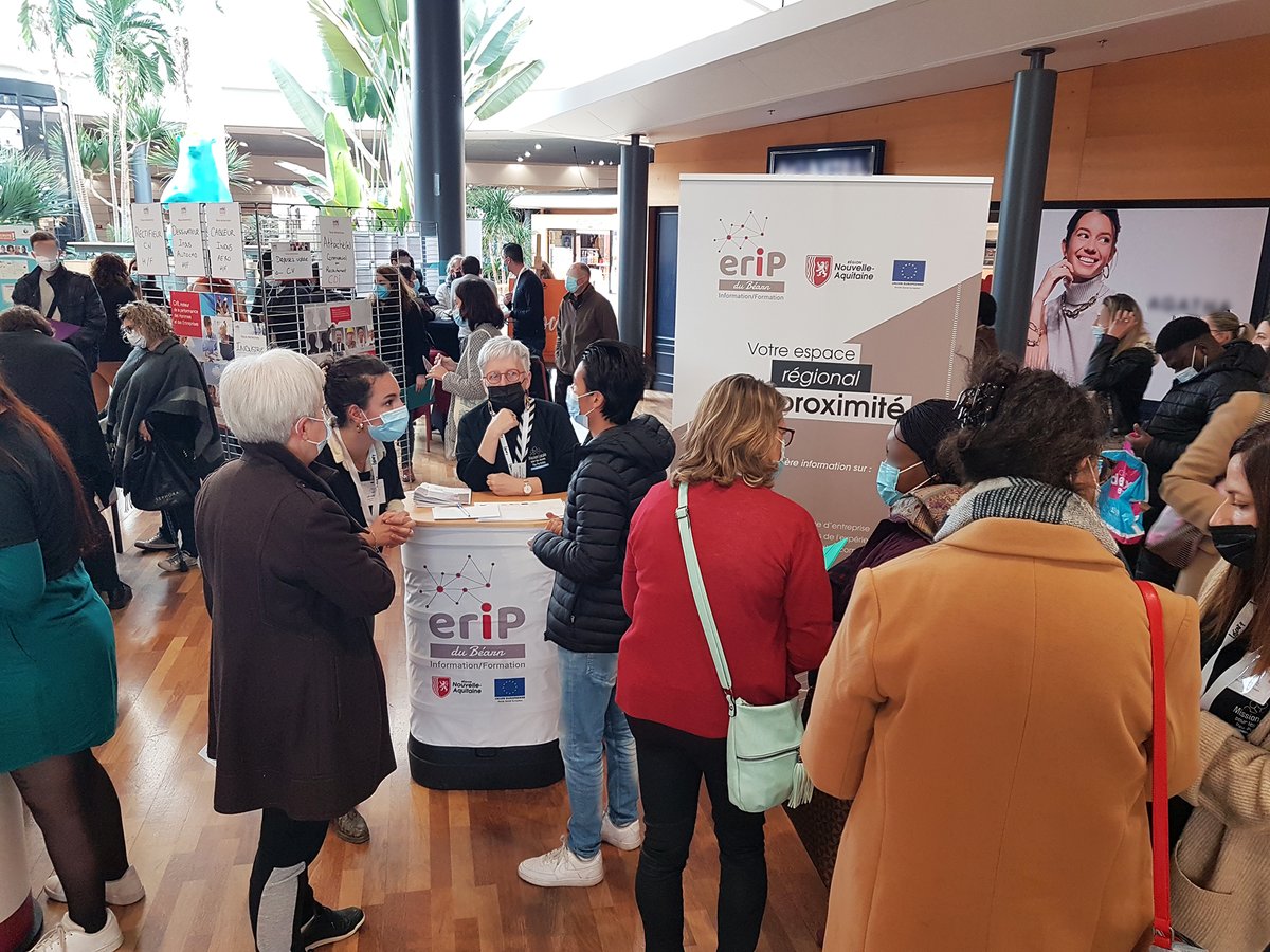 Hier, la <a href="/MljPau/">Mission Locale Pau Pyrénées</a> et l'ERIP du Béarn ont participé à la 1ère édition du #Quartier_des_Métiers .

Une journée bien remplie, un public nombreux, des 1ers accueils, des jeunes qui ont décrochés un emploi... Bilan très positif pour cette première ! 👍

RDV à la prochaine édition ! 😁