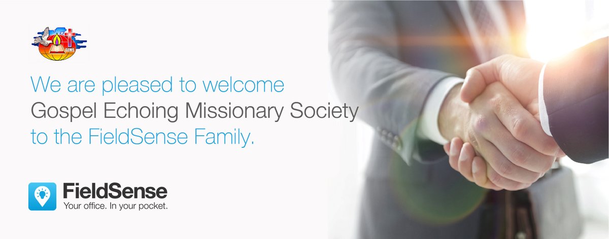 QLC_FieldSense's tweet photo. Welcome,Gospel Echoing Missionary Society, to the FieldSense family.
#fieldsenseapp #FieldSense #fieldsensefamily #NewCustomerAlert #welcometothefamily https://t.co/EMVfXRWsF9