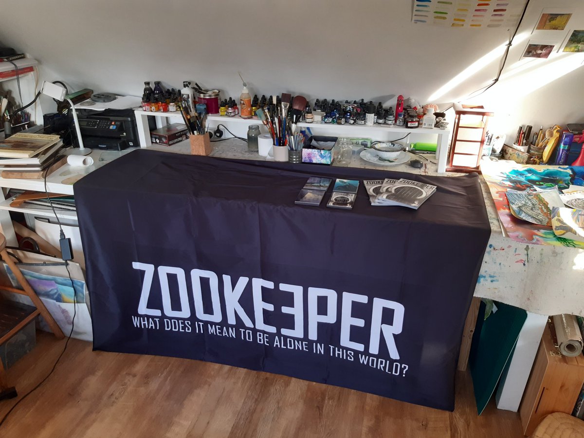 ZookeeperGN's tweet photo. Hi everyone! It's a while since we last posted, we are working hard on Vol 2, and here's our great news. There will be a Zookeeper table in Artist Alley at the @Acmecomiccon in Glasgow March 5th &amp; 6th. Look for this table! Check us out! More to come! https://t.co/NuQr56eLXb