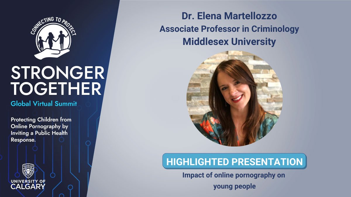 E_Martellozzo's tweet photo. The Stronger Together Global Virtual Summit is next week! This is a world-first in terms of specifically focusing on protecting children from online pornography
#StrongerTogether2022 #ConnectingToProtect @mdxuninews @CATS_Middlesex https://t.co/4hRUXzncCH