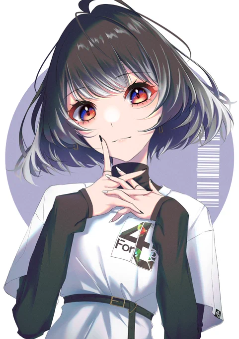 黒髪×ハイライト良きかな🤍 