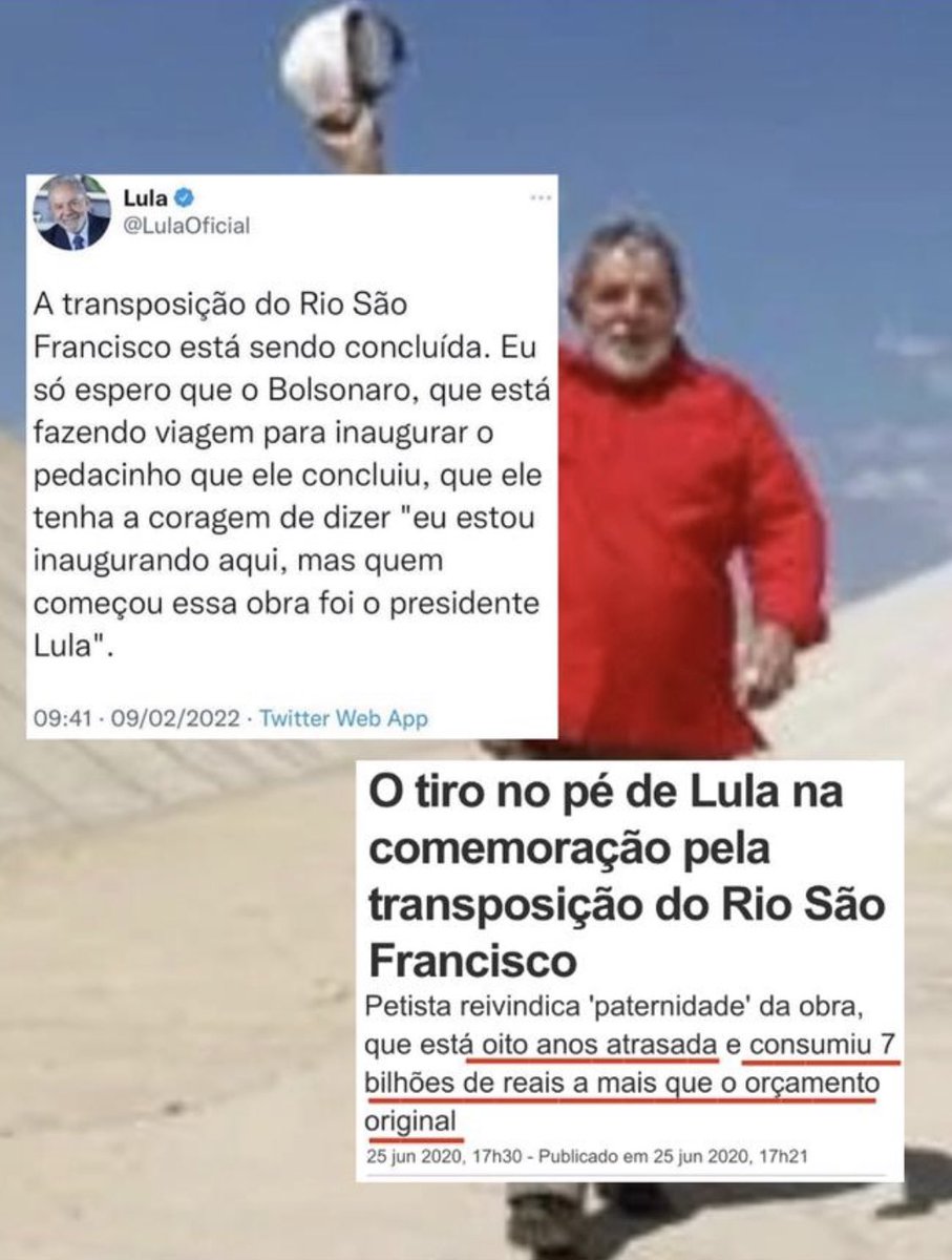BolsonaroSP's tweet photo. Se Lula fosse presidente o nordestino ainda estaria passando sede, duvida? https://t.co/F4RNhsYENU