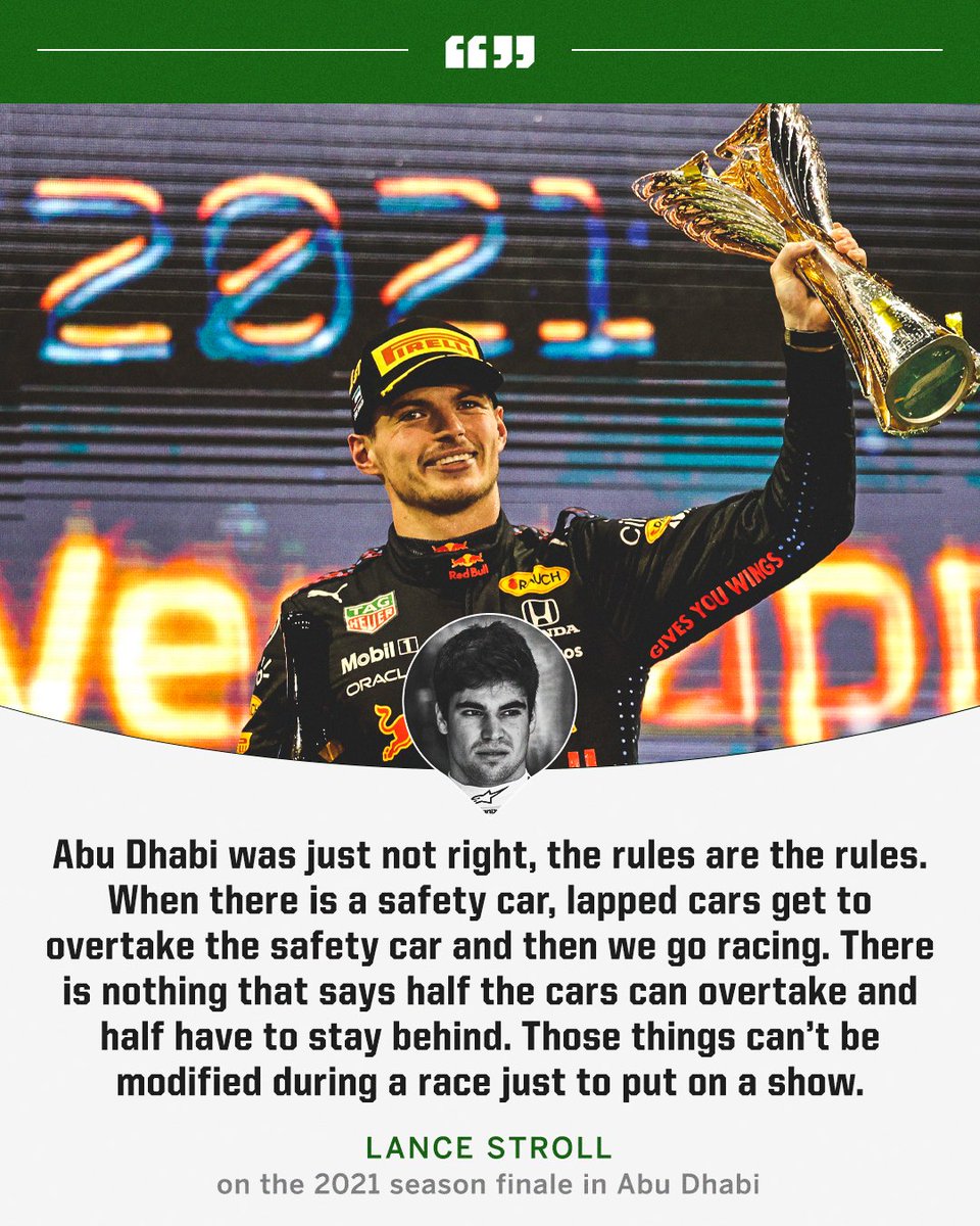 Lance Stroll wasn't happy with what went down in Abu Dhabi 🗣