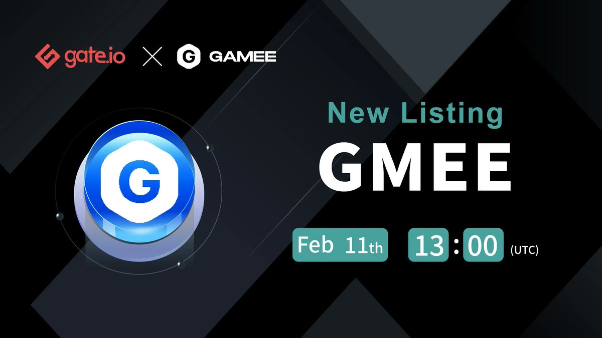 https://t.co/8kWqgEeplL New Listing: @GAMEEToken Trading Pair: $GMEE /  $USDT & $GMEE / $ETH Trading Starts: Feb 11th at 13:00(UTC) Trade via  #USDT: https://t.co/QkktLY8S17 Trade via #ETH: https://t.co/4aCYB7emTq  Details: https://t.co/OJpn5wNNsB #Gateio ...