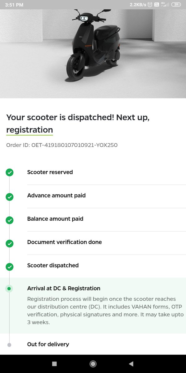 BhuyanSundaram's tweet photo. @OlaElectric no reply
No insurance
No update
No delivery
No tracking id  @varundubey @bhash https://t.co/kSy8YroOh8